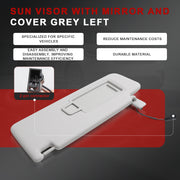 Sun visor with mirror