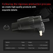 Car window cleaning pump