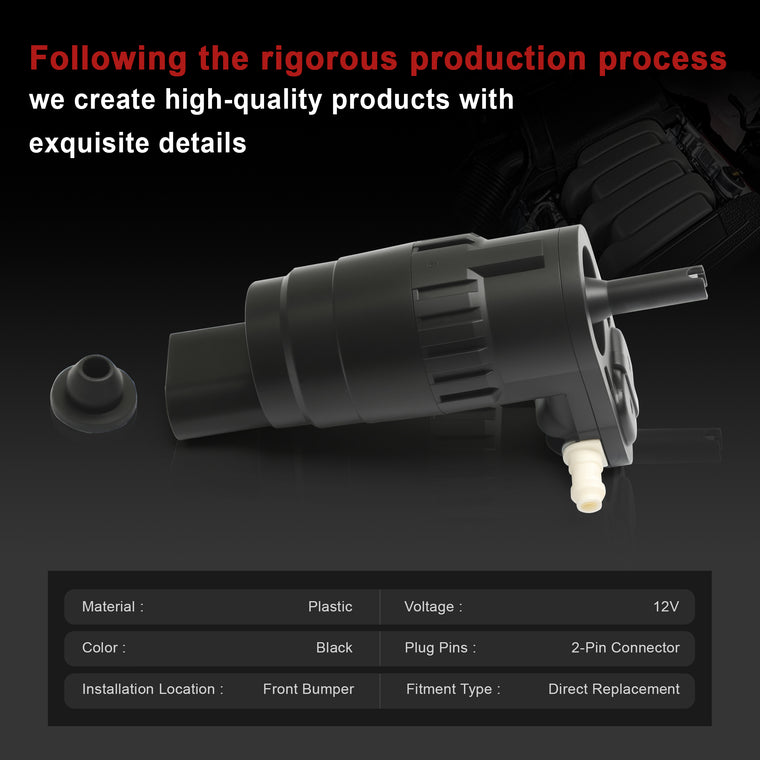 Car window cleaning pump