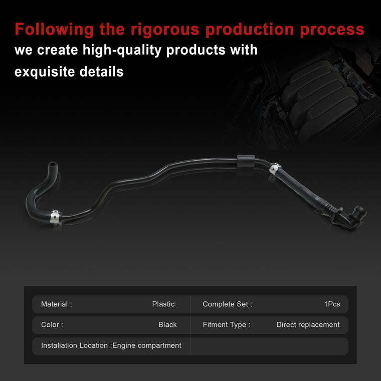 Crankcase ventilation hose