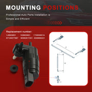 Car window cleaning pump